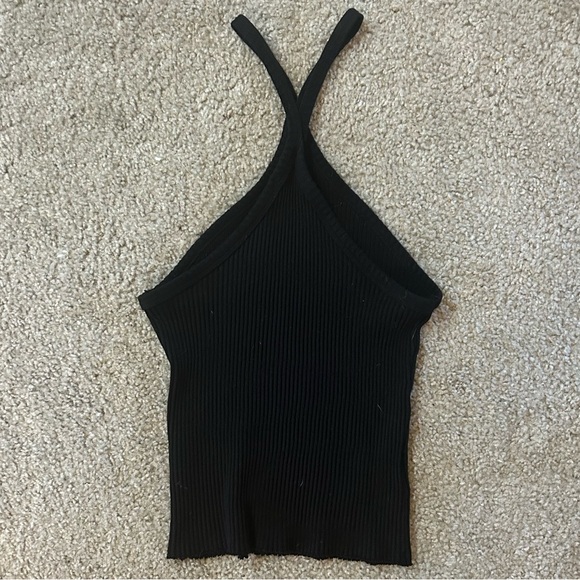 NWOT ANTHROPOLOGIE Brand: T. LA Ribbed Halter Top - Picture 3 of 5